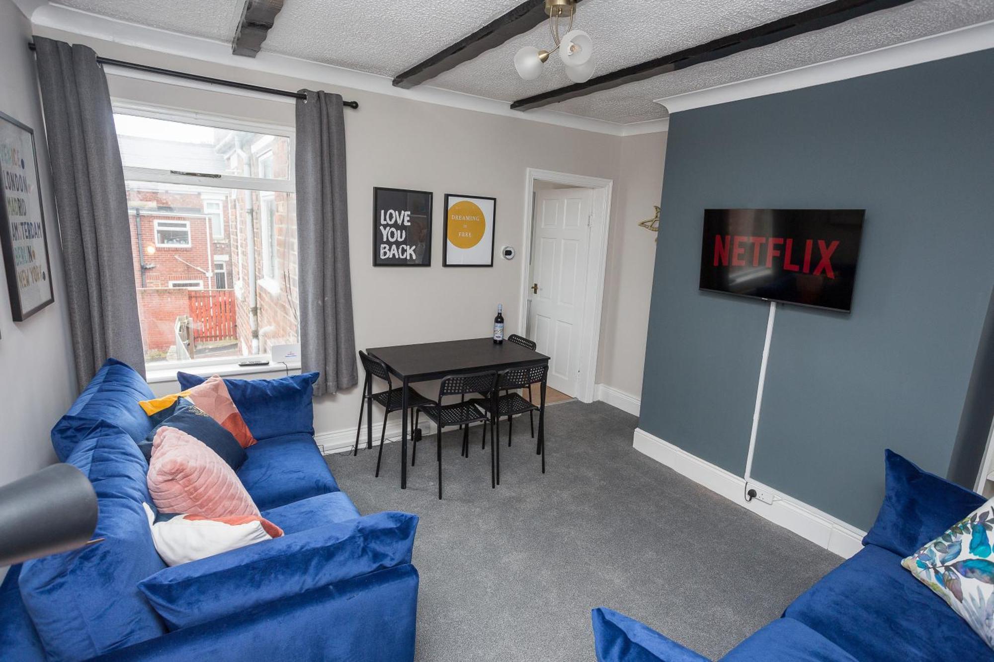 The Avenue-3 Bed Sleeps 6 Great For Contractors Villa Gateshead Exterior photo
